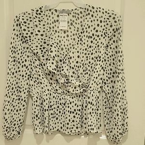 Ruffle neck top - New Wishlist apparel